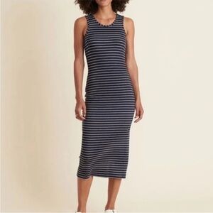 Marine Layer Lexi Ribbed Midi Dress